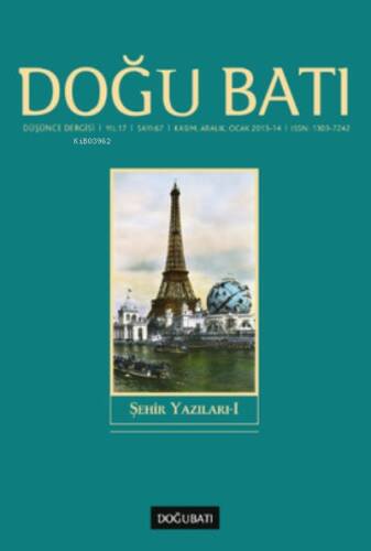 Doğu Batı Düşünce Dergisi Sayı: 67 ;Şehir Yazıları 1 - 1