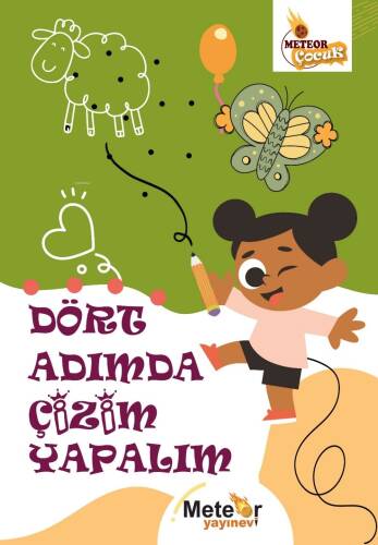 Dört Adımda Çizim Yapalım Boyama Kitabı - 1