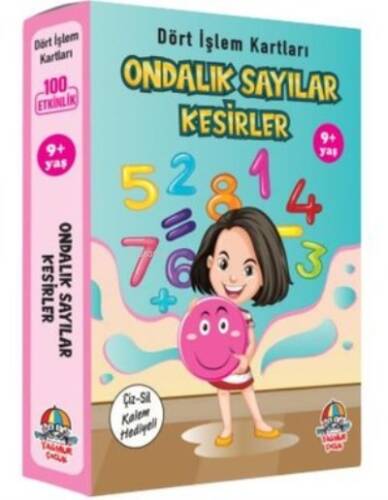 Dört İşlem Kartları - Ondalık Sayılar/Kesirler (9+ Yaş) - 1