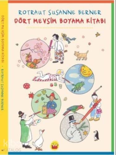 Dört Mevsim Boyama Kitabı - 1