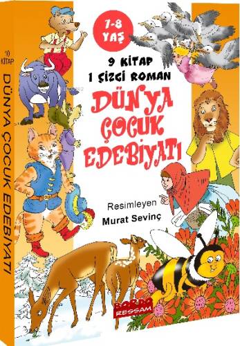 Dünya Çocuk Edebiyatı Seçme Öyküler (7-8 Yaş 10 Kitap Set) - 1