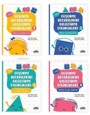 Düşünme Becerilerini Geliştirme Etkinlikleri Serisi Seti - 4 Kitap Takım - 1