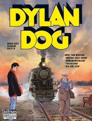 Dylan Dog Mini Dev Albüm 8 Okuyan Yaşlı Adam - Hamam Böcekleri - Tueentoun - Bir Gül İçin - 1