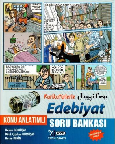 Edebiyat Karikatürlerle Deşifre Pro Konu Anlatımlı Soru Bankası - 2022 - 1