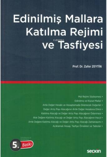 Edinilmiş Mallara Katılma Rejimi ve Tasfiyesi - 1