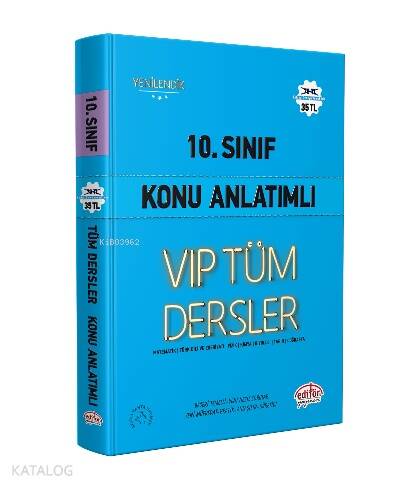 Editör 10. Sınıf Tüm Dersler Konu Anlatımlı - 1