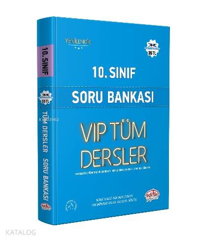 Editör 10. Sınıf Tüm Dersler Soru Bankası - 1