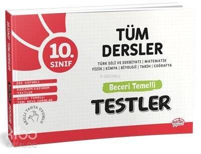 Editör 10.Sınıf Tüm Dersler Beceri Temelli Testler - 1