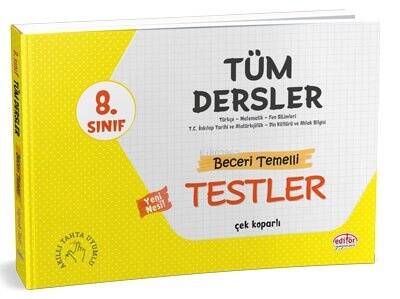 Editör 8.Sınıf Tüm Dersler Beceri Temelli Testler - 1