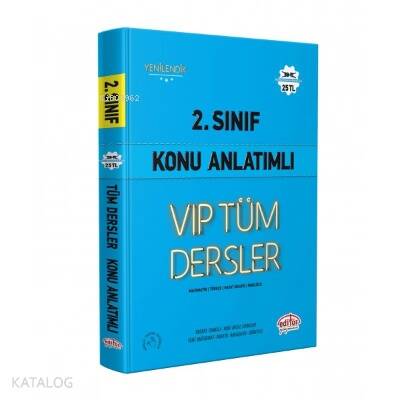 Editör Vip 2. Sınıf Tüm Dersler Konu Anlatımlı Mavi Kitap Kamp: - 1