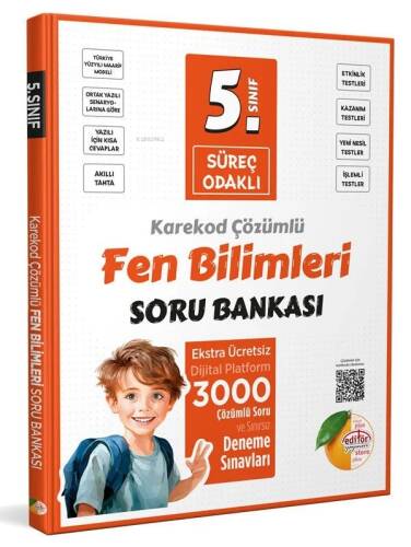 Editör Yayınevi 5. Sınıf Süreç Odaklı Fen Bilimleri Soru Bankası - Karekod Çözümlü - 1