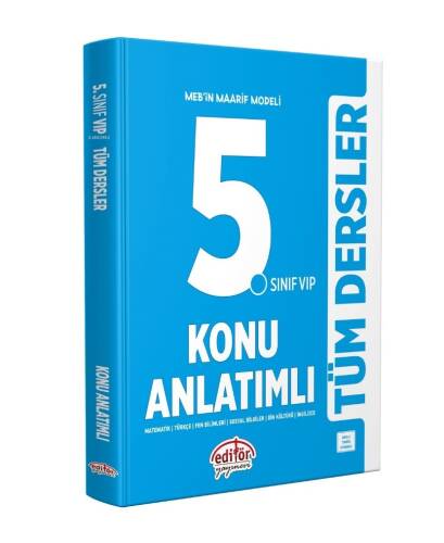 Editör Yayınevi 5. Sınıf Vip Tüm Dersler Konu Anlatımlı - 1