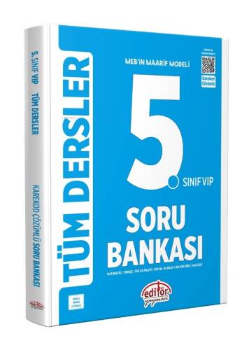 Editör Yayınevi 5. Sınıf Vip Tüm Dersler Soru Bankası - 1