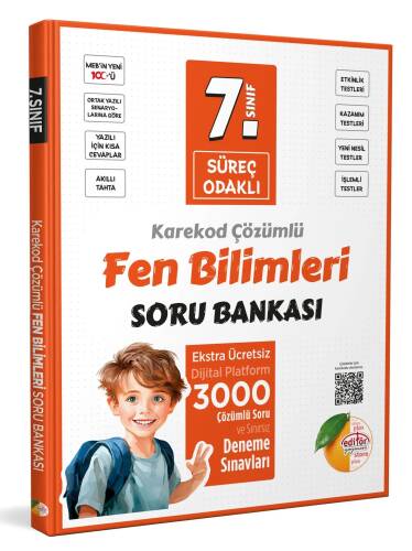 Editör Yayınevi 7. Sınıf Süreç Odaklı Fen Bilimleri Soru Bankası - Karekod Çözümlü - 1