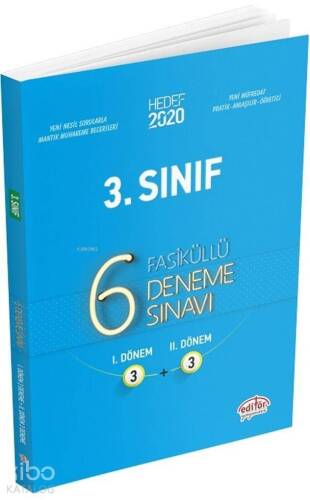 Editör Yayınları 3. Sınıf 6 Deneme Sınavı Editör - 1