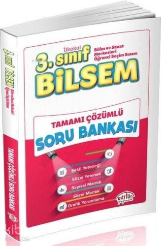 Editör Yayınları 3. Sınıf Bilsem Tamamı Çözümlü Soru Bankası Editör - 1