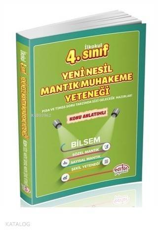 Editör Yayınları 4. Sınıf Bilsem Yeni Nesil Mantık Muhakeme Yeteneği Konu Kitabı Editör - 1