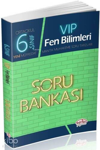 Editör Yayınları 6. Sınıf VIP Fen Bilimleri Soru Bankası Editör - 1