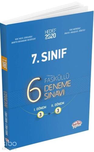 Editör Yayınları 7. Sınıf 6 Deneme Sınavı Editör - 1