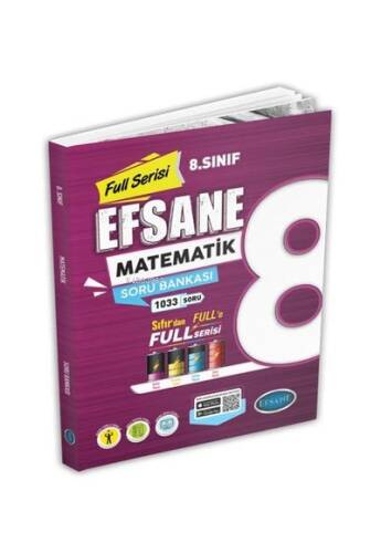 Efsane Yayınları 8.Sınıf Matematik Soru Bankası Full Serisi - 1