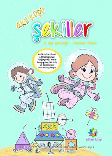 Eğiten Kitap Şekiller Akıl Küpü (6 Yaş - Spiralli) - 1