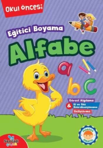 Eğitici Boyama - Alfabe Okul Öncesi - 1