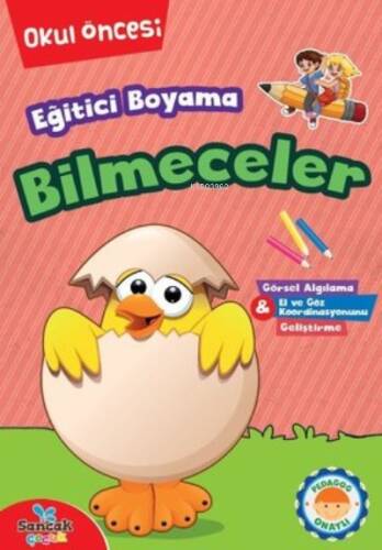 Eğitici Boyama - Bilmeceler Okul Öncesi - 1