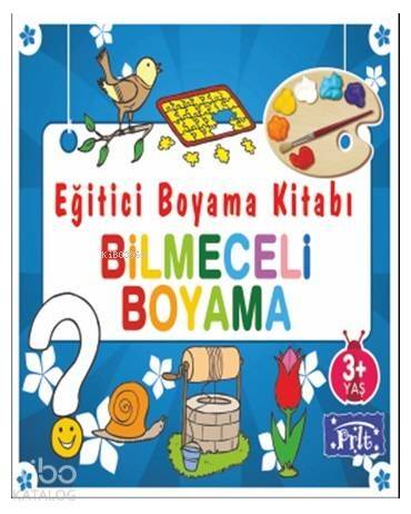 Eğitici Boyama Kitabı - Bilmeceli Boyama; 3 Yaş Üstü - 1