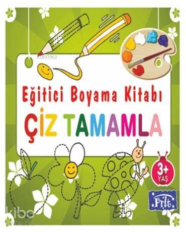 Eğitici Boyama Kitabı - Çiz Tamamla; 3 Yaş Üstü - 1