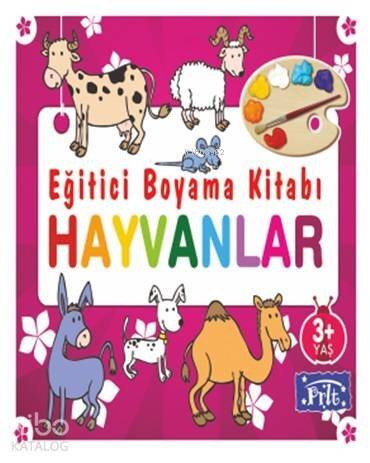 Eğitici Boyama Kitabı - Hayvanlar; 3 Yaş Üstü - 1