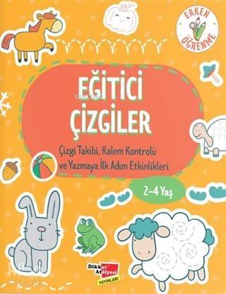 Eğitici Çizgiler Çizgi Takibi, Kalem Kontrolü ve Yazmaya İlk Adım Etkinlikleri - 1