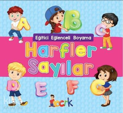 Eğitici Eğlenceli Boyama Harfler Sayılar - 1