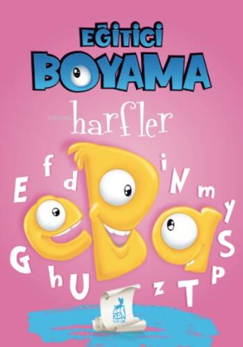 Eğitici Öğretici Boyama - Harfler - 1