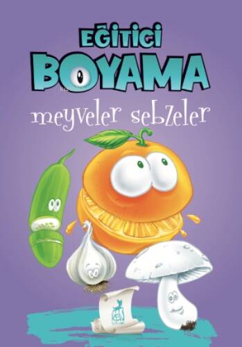 Eğitici Öğretici Boyama -Meyveler Sebzeler - 1