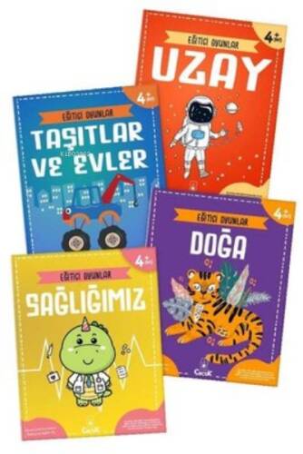 Eğitici Oyunlar Serisi Seti - 4 Kitap Takım - 1