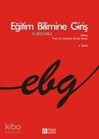 Eğitim Bilimine Giriş - 1