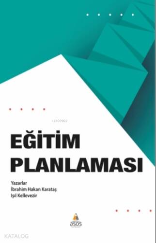 Eğitim Planlanması Kuram ve Uygulama - 1