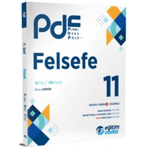 Eğitim Vadisi 11. Sınıf Felsefe PDF Planlı Ders Föyü - 1