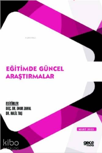 Eğitimde Güncel Araştırmalar - 1