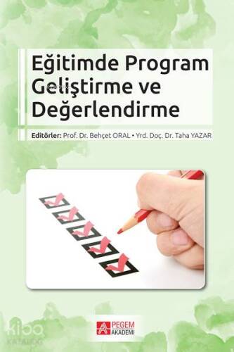 Eğitimde Program Geliştirme ve Değerlendirme - 1