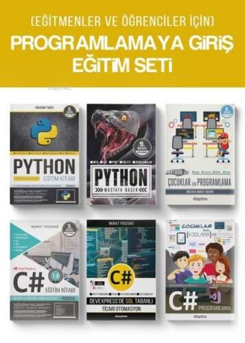 Eğitmenler ve Öğrenciler için Programlamaya Giriş Eğitim Seti - 6 Kitap Takım - 1