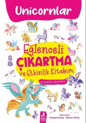 Eğlenceli Çıkartma ve Etkinlik Kitabım - Unicornlar - 1