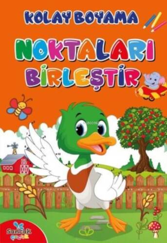 Eğlenceli Kolay Boyama Kitabı - Noktaları Birleştir - 1