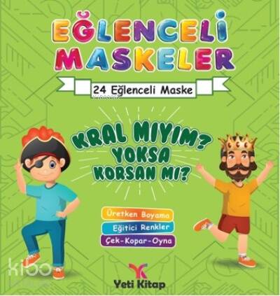 Eğlenceli maskeler kral mıyım yoksa korsan mı? - 1