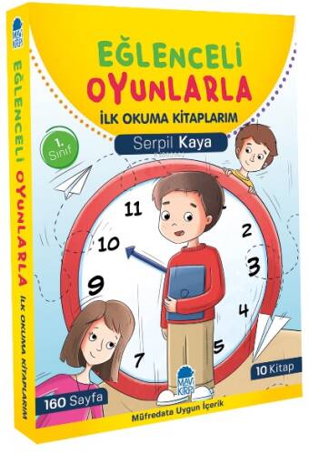 Eğlenceli Oyunlarla İlk Okuma Kitaplarım Set (10 Kitap) - 1