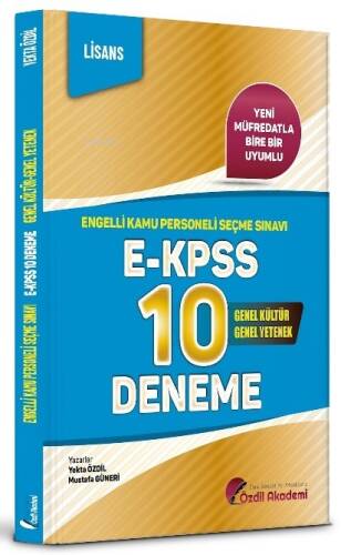 EKPSS Lisans 10 Deneme - 1