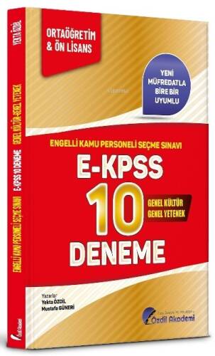 EKPSS Lise Ortaöğretim Ön Lisans 10 Deneme - 1