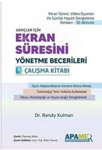 Ekran Süresini Yönetme Becerileri Çalışma Kitabı - 1