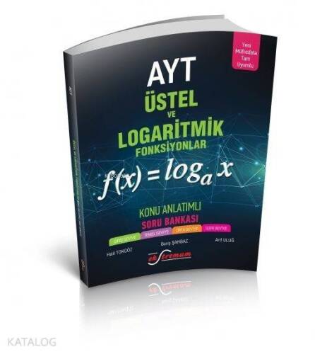 Ekstrem Yayınları AYT Üstel ve Logaritmik Fonksiyonlar Konu Anlatımlı Soru Bankası Ekstremum - 1