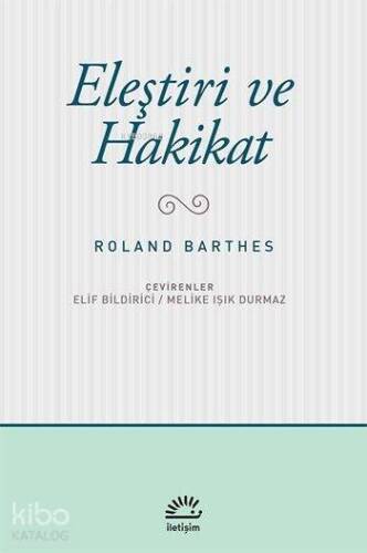 Eleştiri ve Hakikat - 1